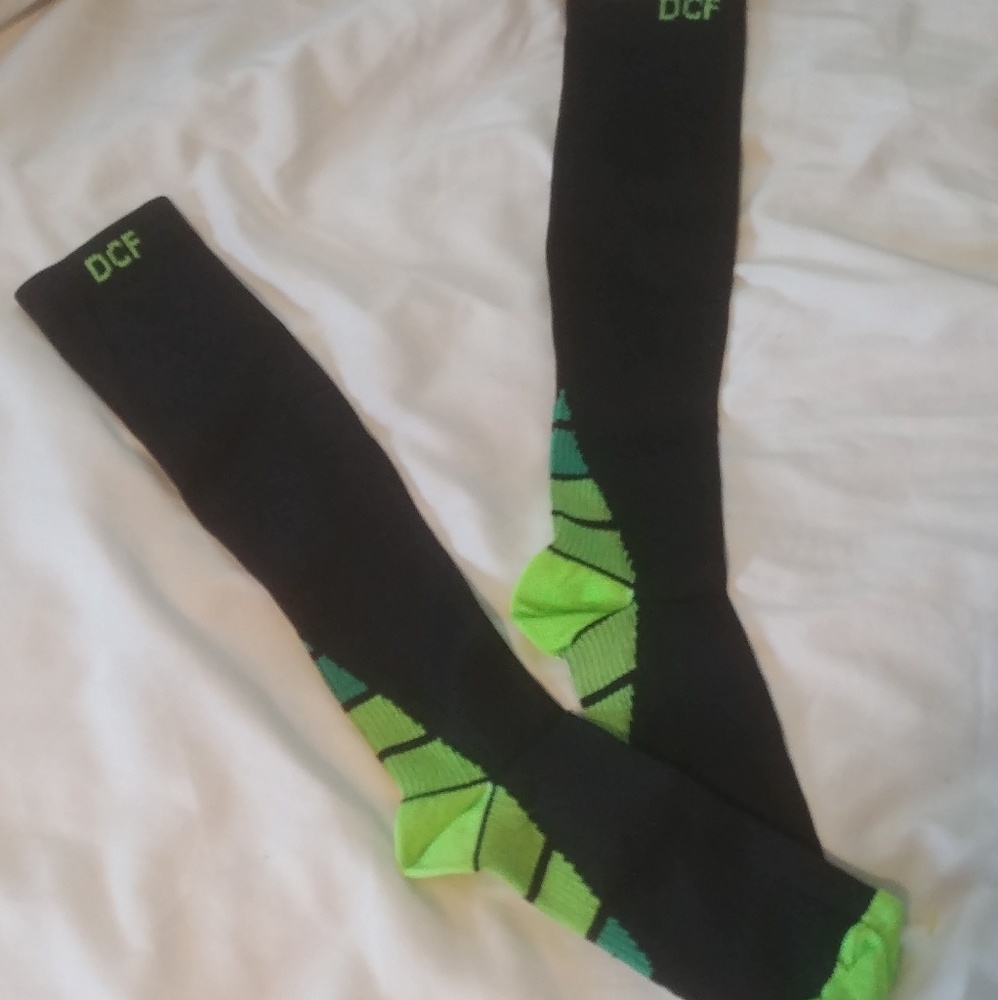 DCF Green Compression Socks